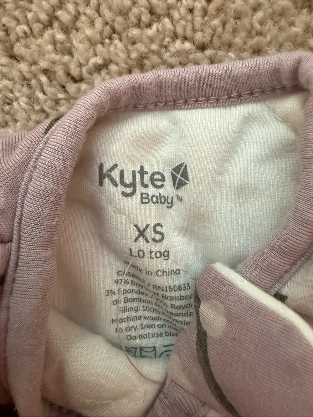 Kyte BABY sleep sack (XS) - Picture 3 of 3